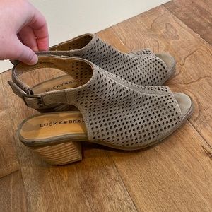 Lucky brand heels 7.5